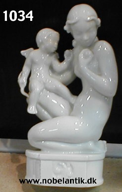Venus og amor -  22 cm  - Dkr. 3600.-